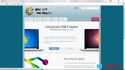 截圖 LinuxLive USB Creator Windows 8