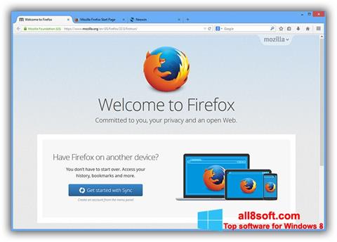 截圖 Mozilla Firefox Offline Installer Windows 8