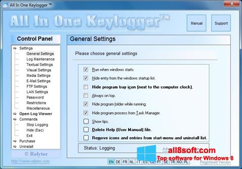 截圖 Keylogger Windows 8