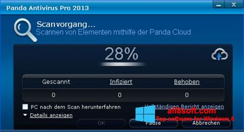 截圖 Panda Antivirus Pro Windows 8