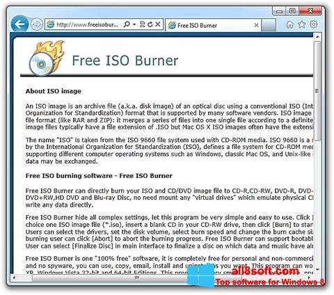 截圖 ISO Burner Windows 8