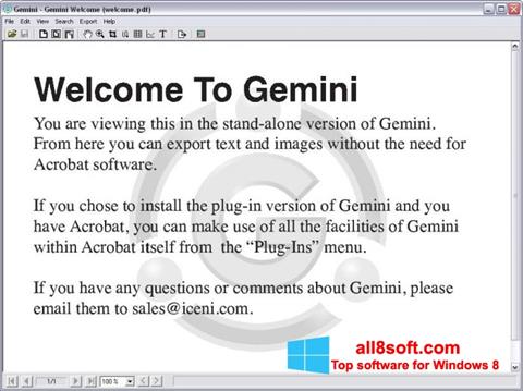 截圖 Gemini Windows 8