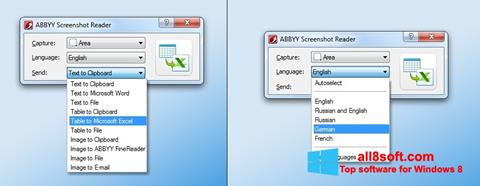 截圖 ABBYY Screenshot Reader Windows 8