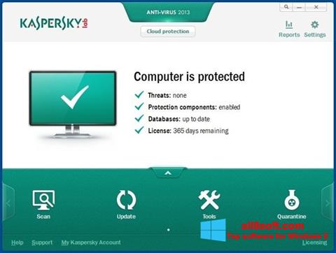 截圖 Kaspersky AntiVirus Windows 8