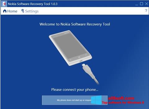 截圖 Nokia Software Recovery Tool Windows 8
