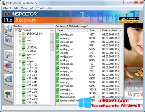 截圖 PC Inspector File Recovery Windows 8