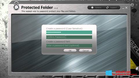 截圖 Protected Folder Windows 8