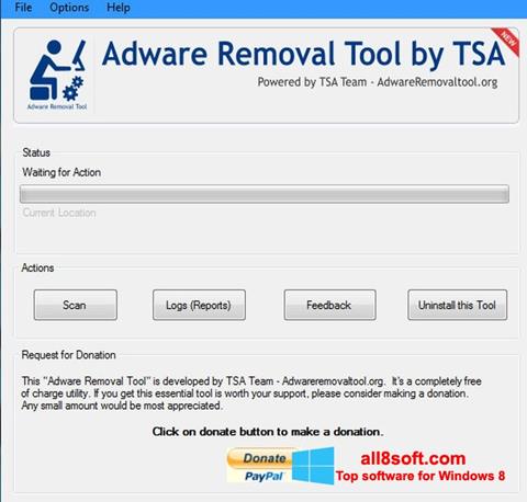 截圖 Adware Removal Tool Windows 8